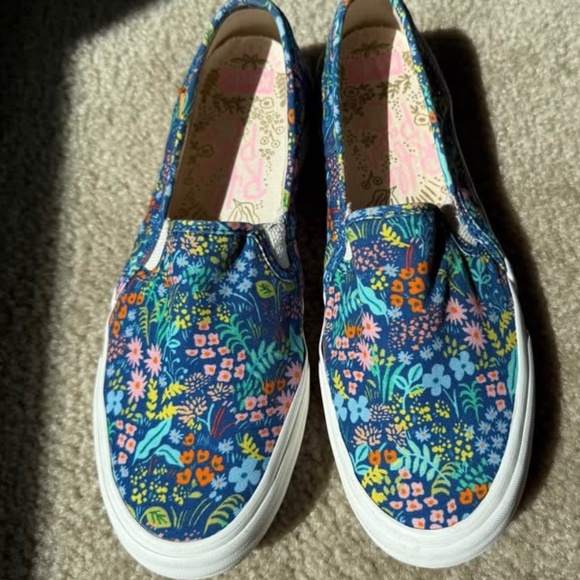 Keds + Rifle Paper Co size 9 women's slip on shoes - Picture 1 of 4